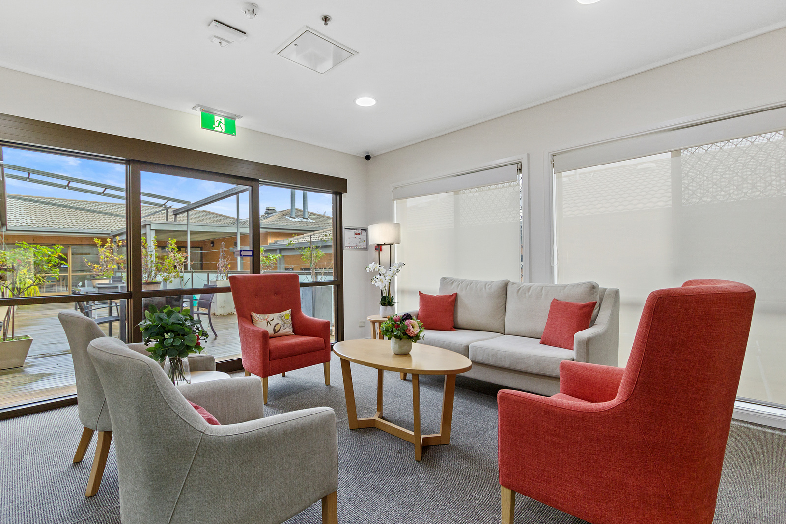 John R Hannah Aged Care Mulgrave lounge area