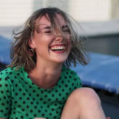 Young woman laughing