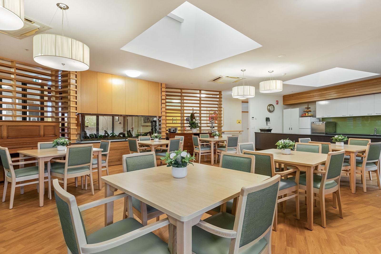 Berwick's spacious dining room