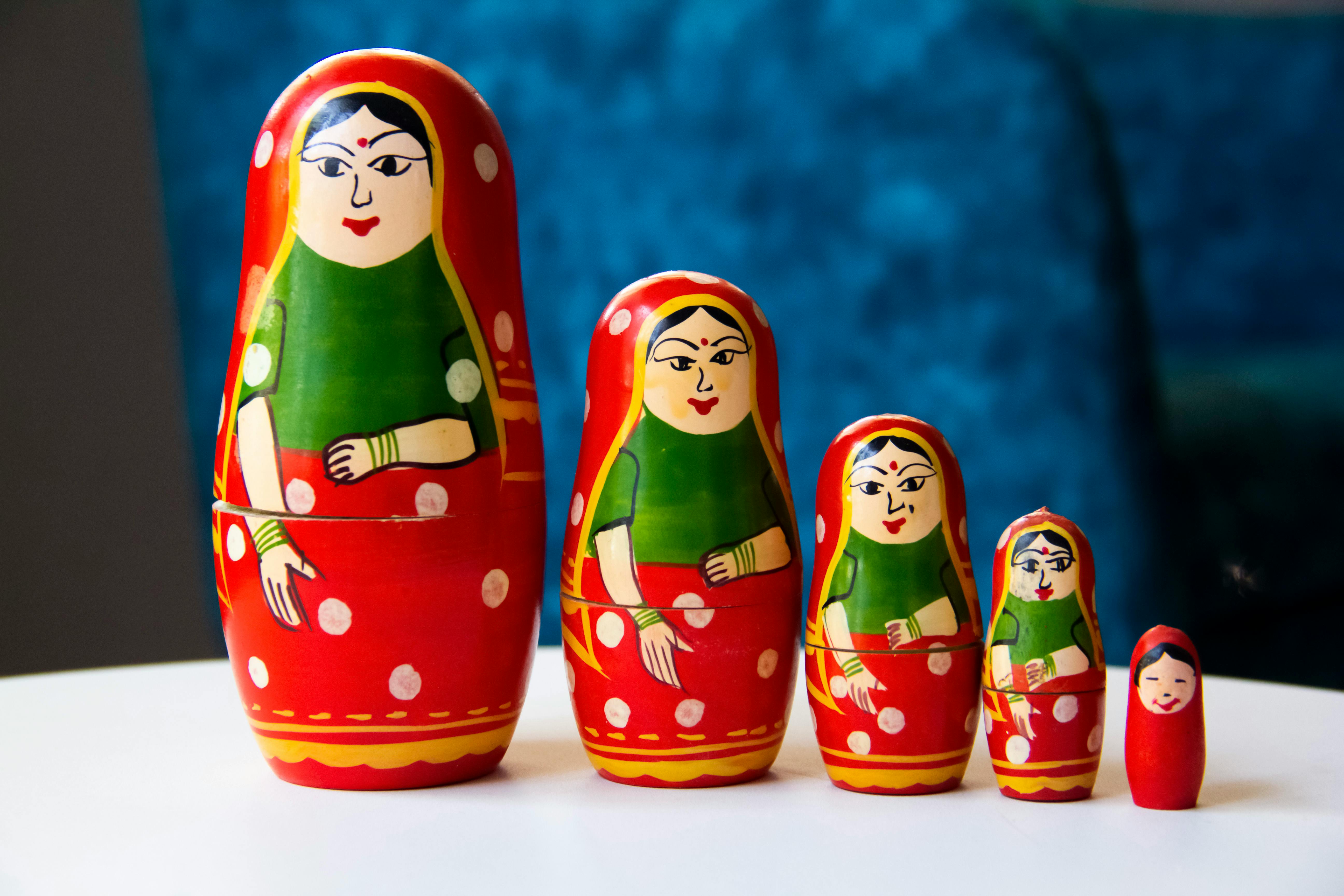 ​​Paint your own Babushka dolls (Online) 
